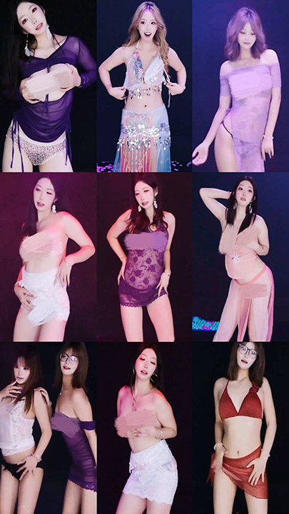 网红直播 国内CrazyGirl888舞团团队精彩热舞剪辑 16V/2.71G*