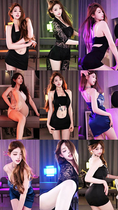 虎牙|瑶一瑶 高颜美女最新热舞合集 9V/1.1G