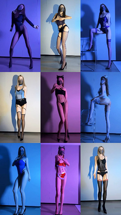 抖音|爱跳舞的小野猫 最全百万粉丝超燃主播尺度热舞 55V/0.9G