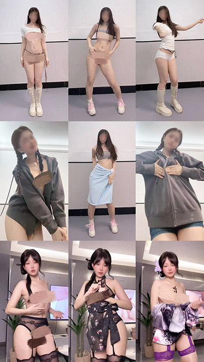 网红主播 小仙云/小乔(以安) 人气萌妹全新付费热舞合集 8V