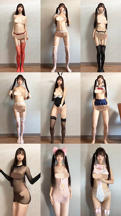 TT|小粉喵 极品反差萌妹定制动感可爱宅舞 38V/1.43G*