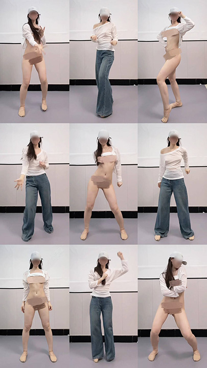 TT|小乔(以安) 人气大学舞蹈生全新大花桥G舞 2V